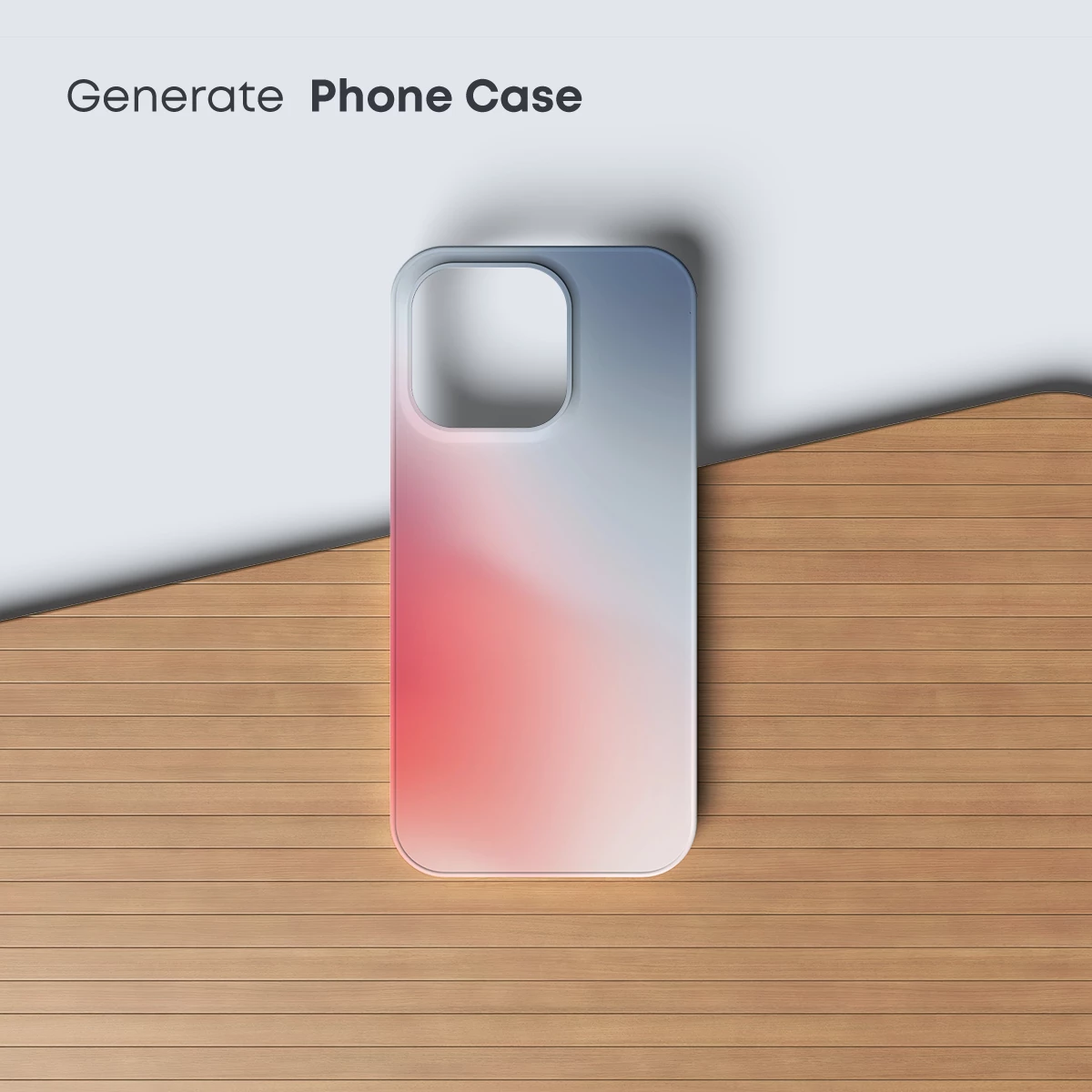 Gradient Dawn: Ethereal Blend of Pink and Blue - Image 3