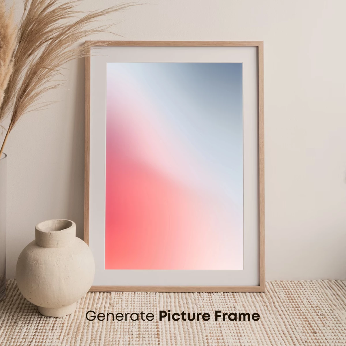 Gradient Dawn: Ethereal Blend of Pink and Blue - Image 7