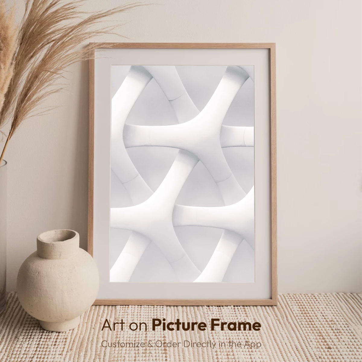 Ethereal White Weave: A Dance of Light and Form - Image 7