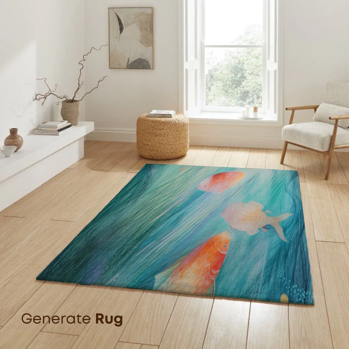 Aquatic Serenity: Ethereal Fish in a Dreamlike Ocean - Image 6