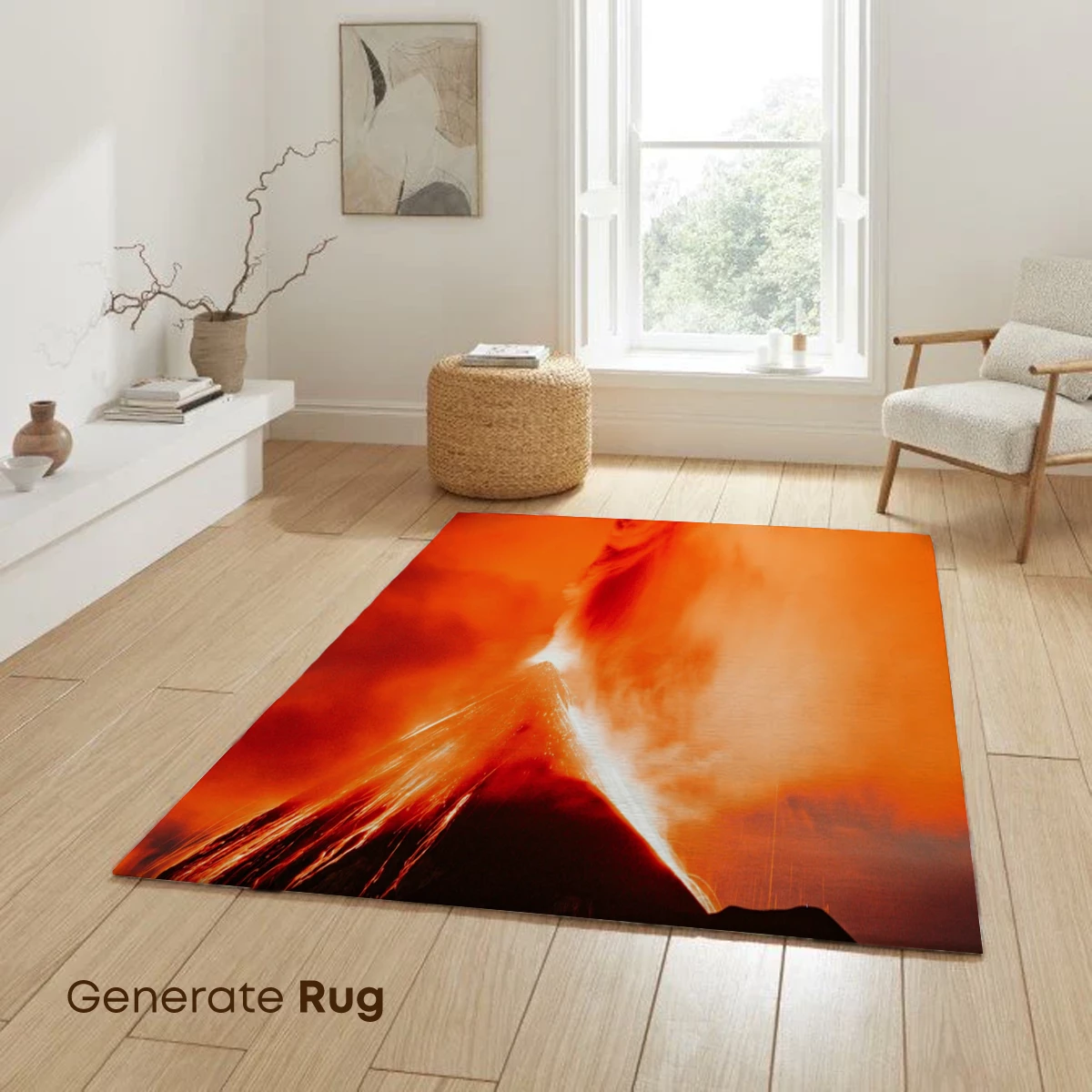 Erupting Inferno: Volcanic Fury at Dusk - Image 6