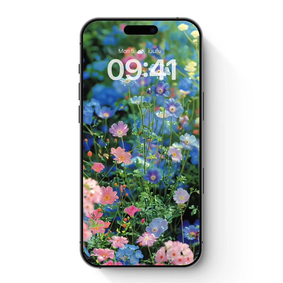 Enchanted Blue and Pink Floral Symphony Enchanted Blue and Pink Floral Symphony