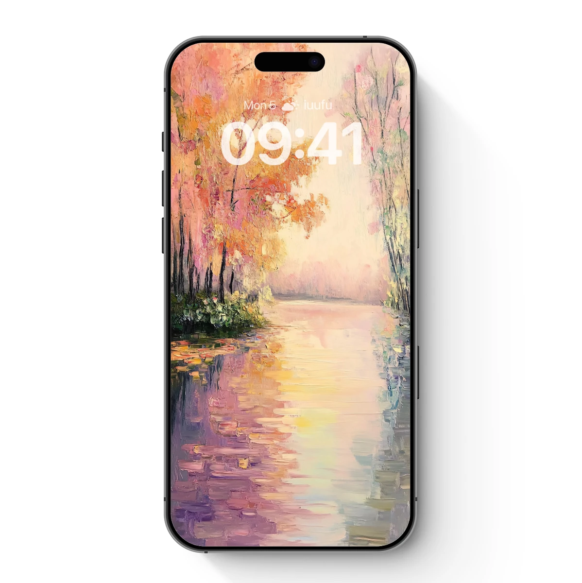 Autumn Reflections in Impressionist Harmony