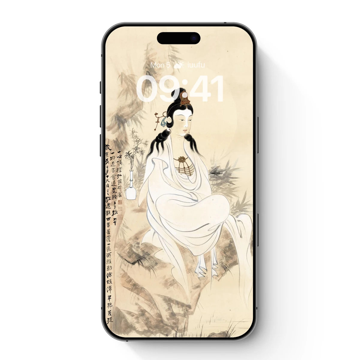 Elegant Serenity: Zen Figure in Bamboo Grove