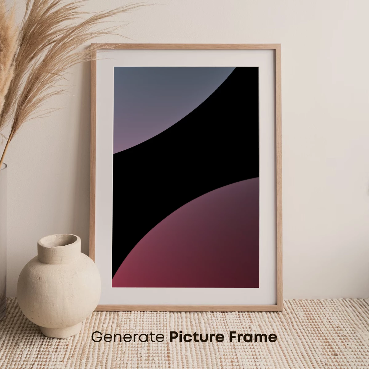 Eclipse of Serenity: Abstract Gradient Harmony - Image 7