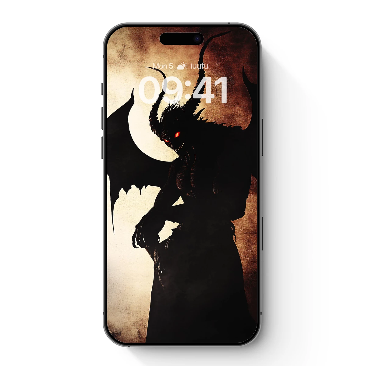 Dark Angel Silhouette: Gothic Fantasy Art