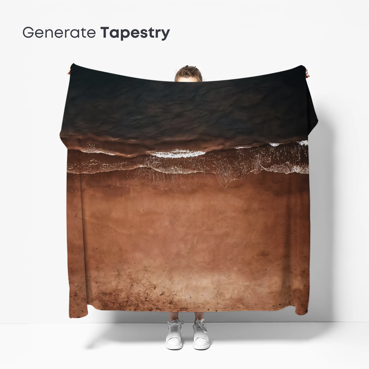 Aerial Serenity: Sunset Beach Symphony - Image 5