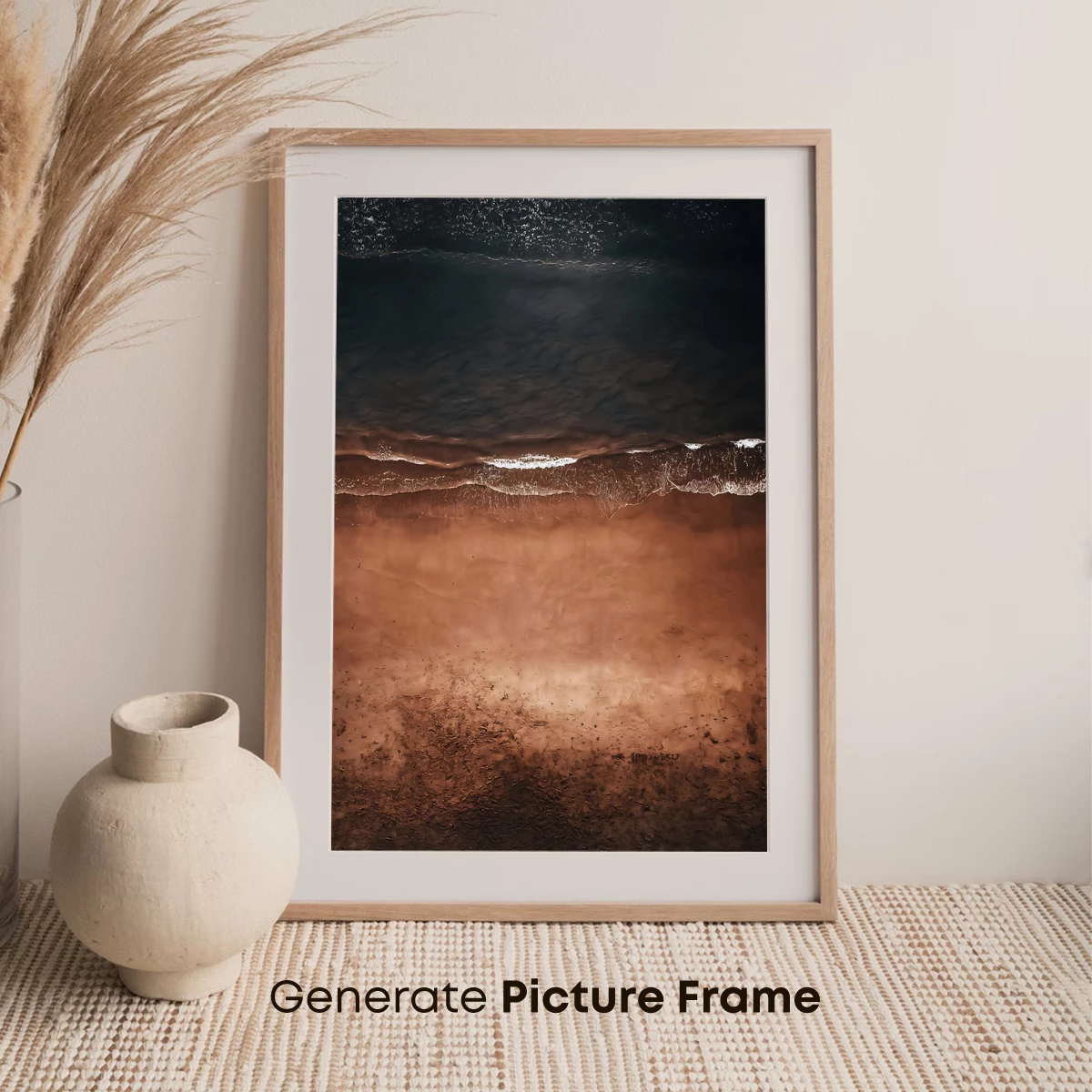 Aerial Serenity: Sunset Beach Symphony - Image 7