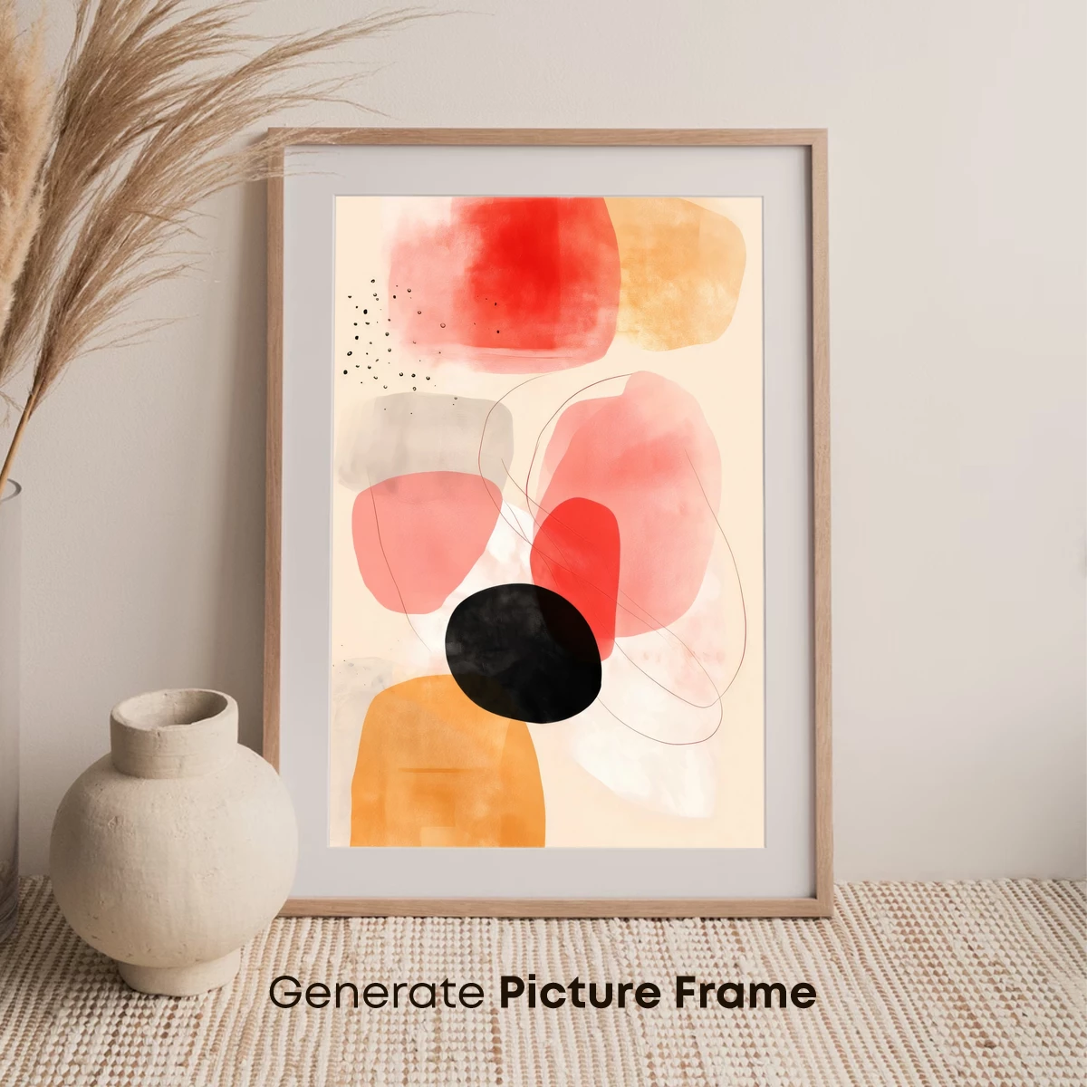 Abstract Harmony: Blended Shapes and Soft Lines - Image 7