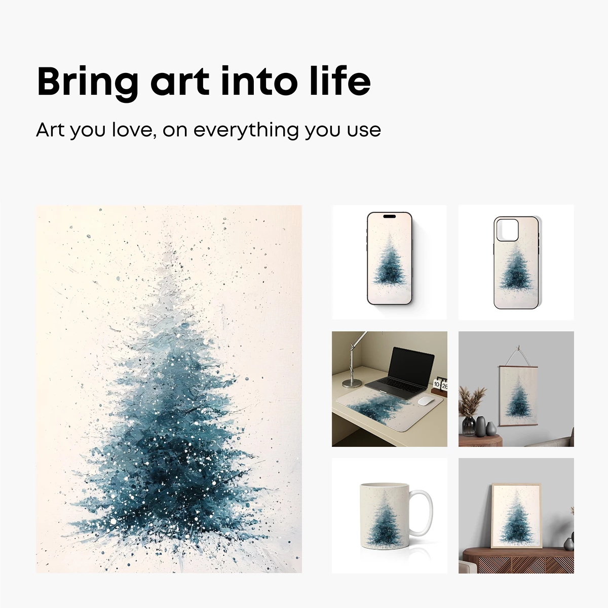 Abstract Blue Burst: Dynamic Paint Splatter Art - Image 2