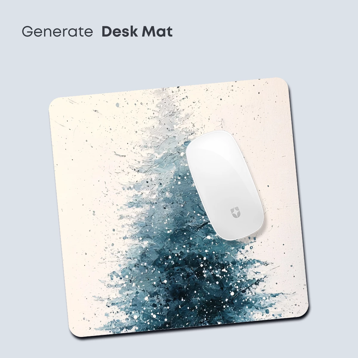 Abstract Blue Burst: Dynamic Paint Splatter Art - Image 4