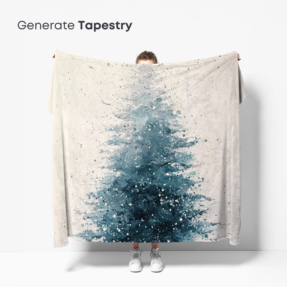 Abstract Blue Burst: Dynamic Paint Splatter Art - Image 5