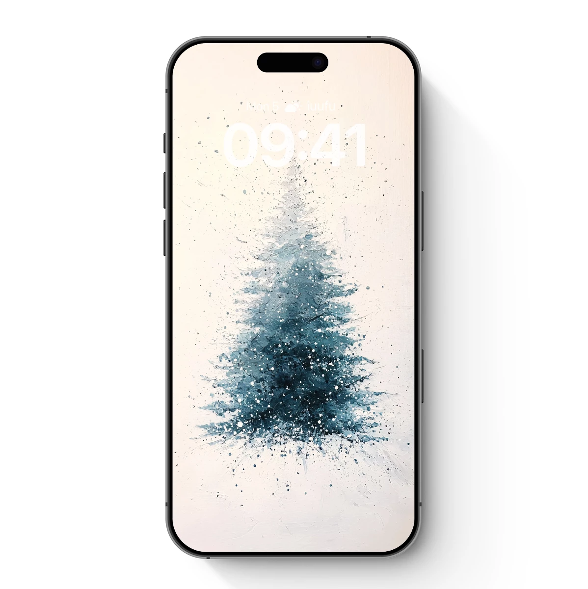 Abstract Blue Burst: Dynamic Paint Splatter Art