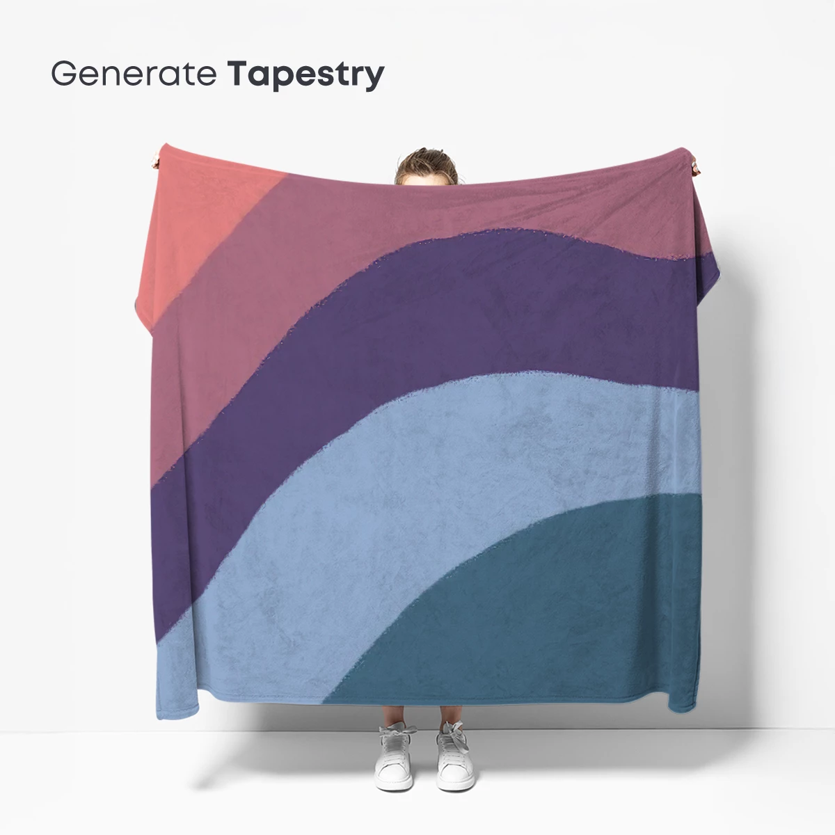 Abstract Flow: Layered Pastel Waves - Image 5