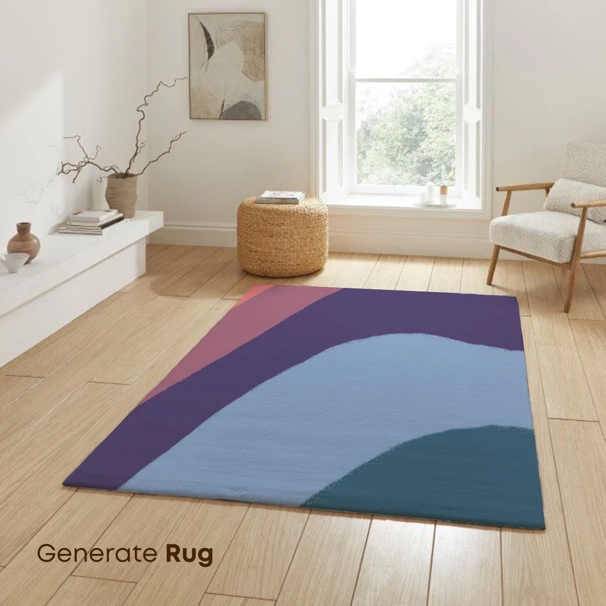 Abstract Flow: Layered Pastel Waves - Image 6