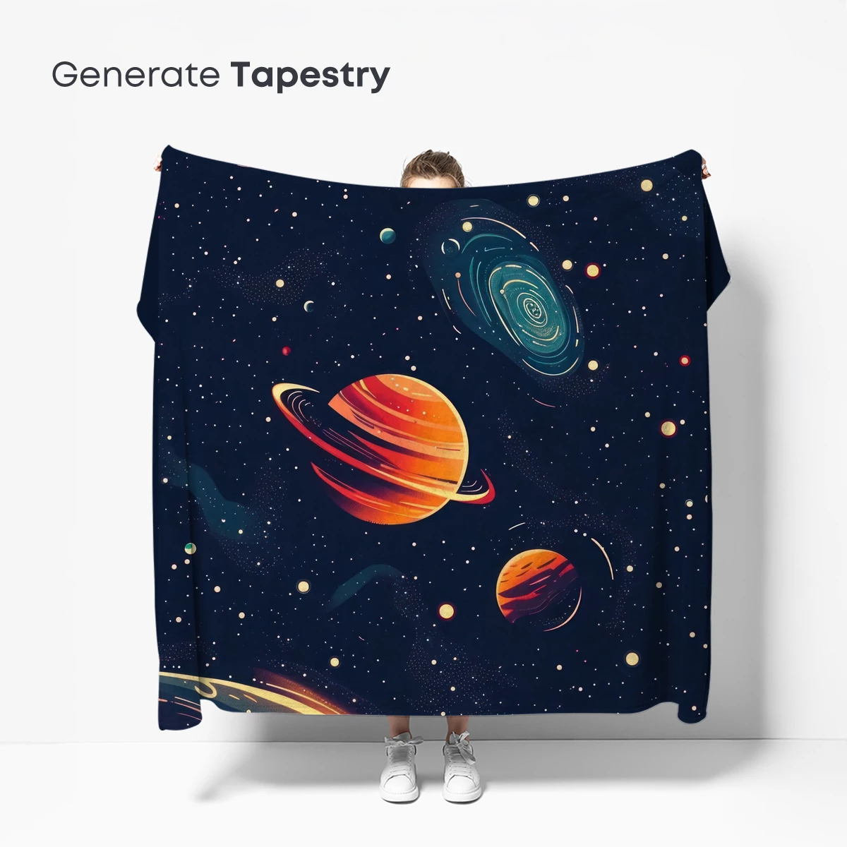 Cosmic Symphony: Vibrant Planetary Dance - Image 5