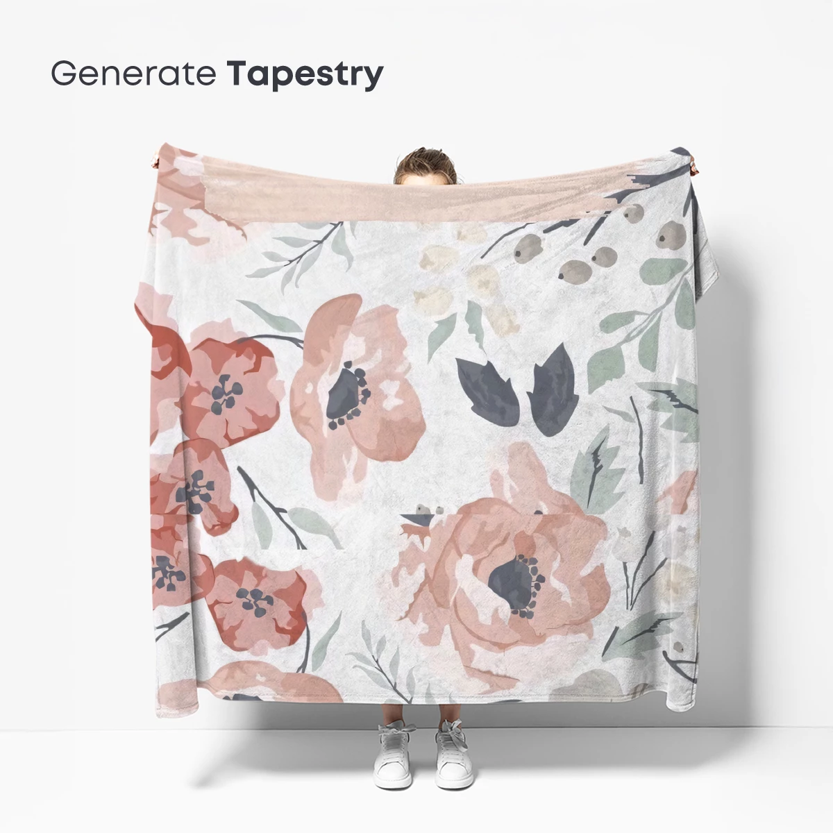 Blush Blossoms: Watercolor Floral Harmony - Image 5