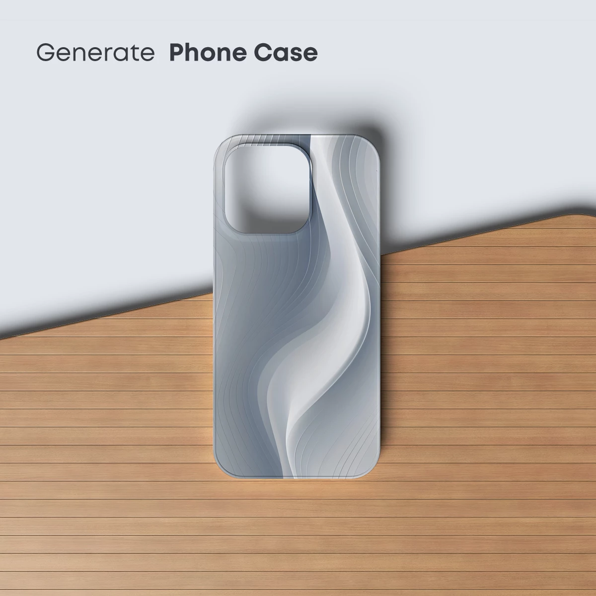 Elegant Silver Waves: A Symphony of Curves - Image 3