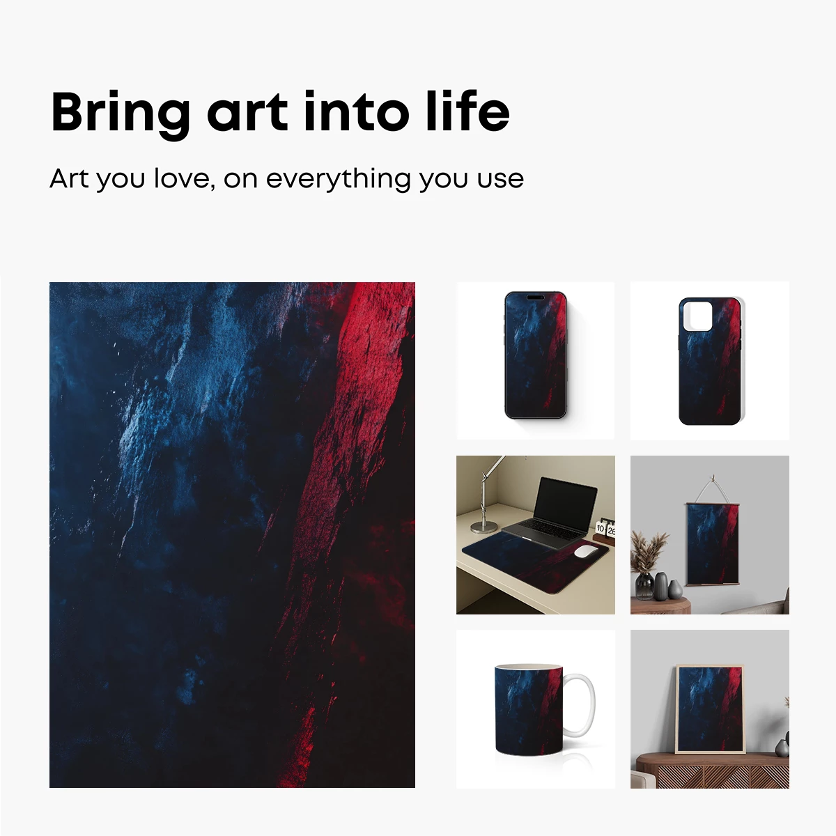 Cavernous Abyss: Red and Blue Depths - Image 2