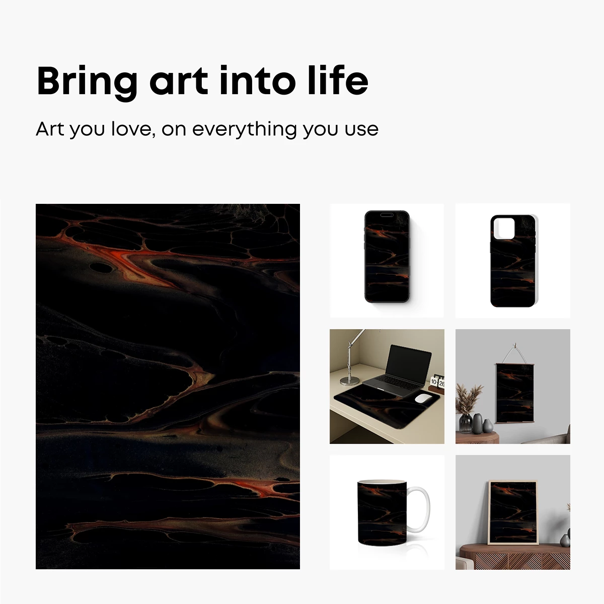 Ethereal Cosmic Streams: A Dark Symphony of Flowing Light - Image 2