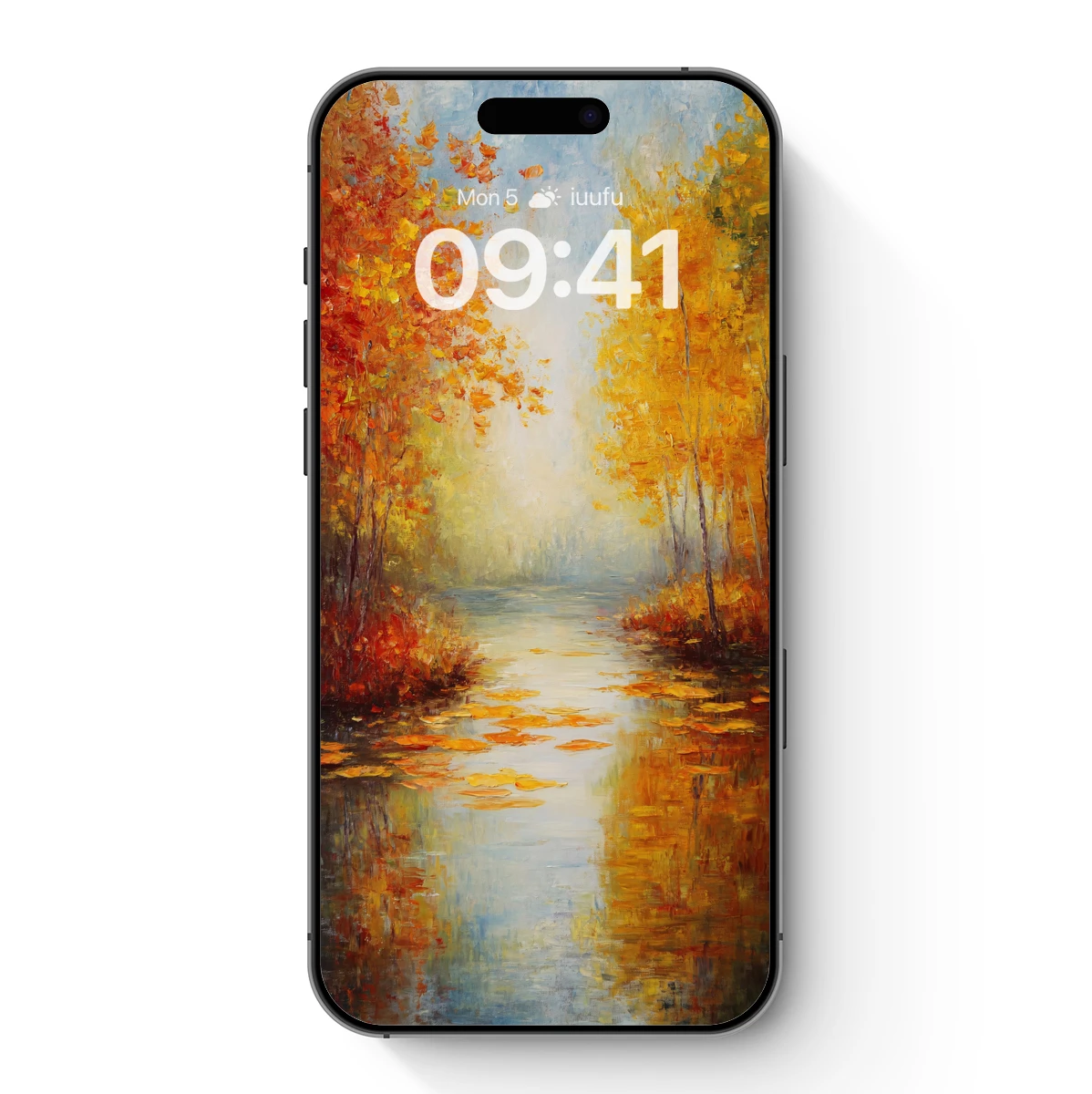 Autumnal Reflections: A Path Through Golden Leaves