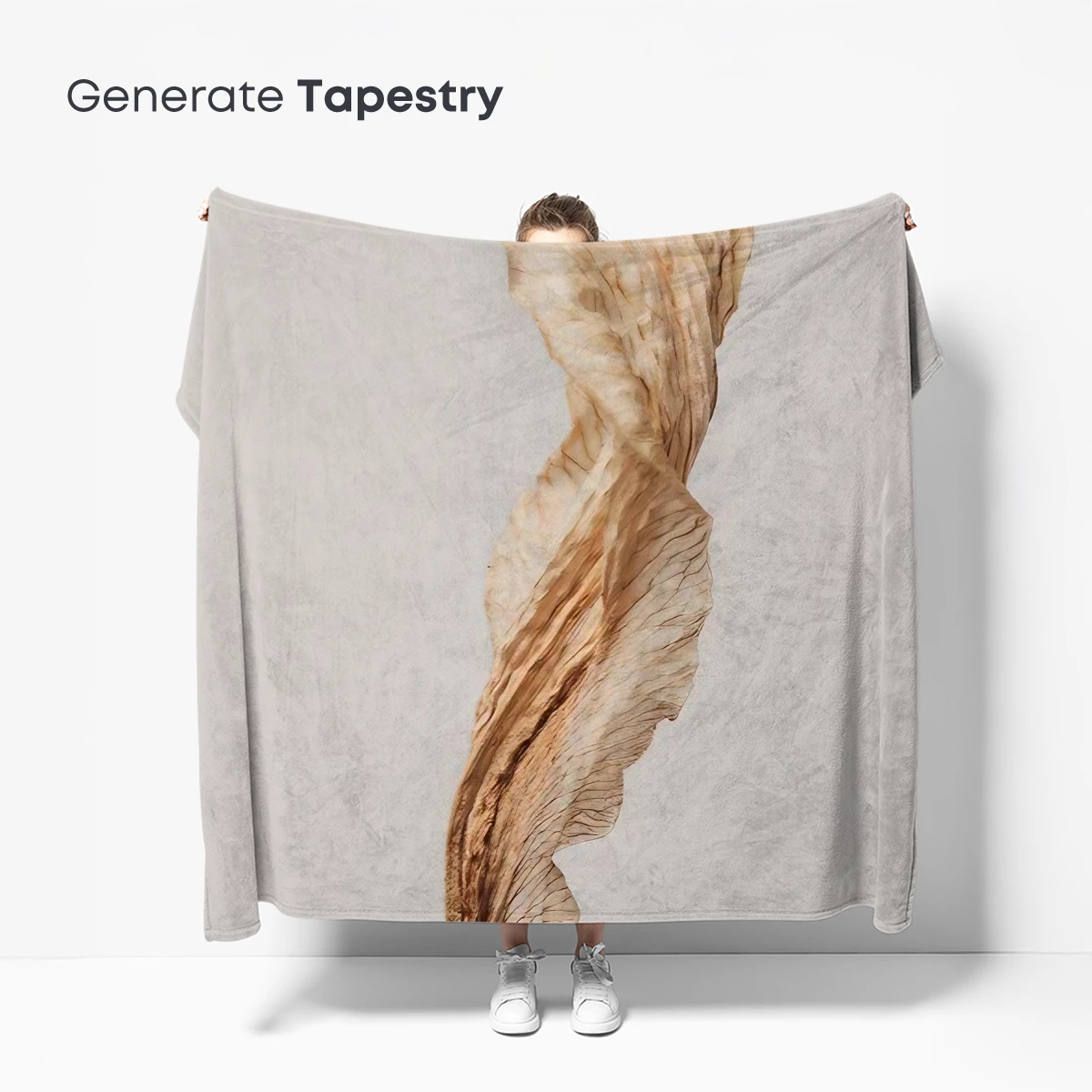 Ethereal Silk Sculpture: Woven Whispers of Time - Image 5