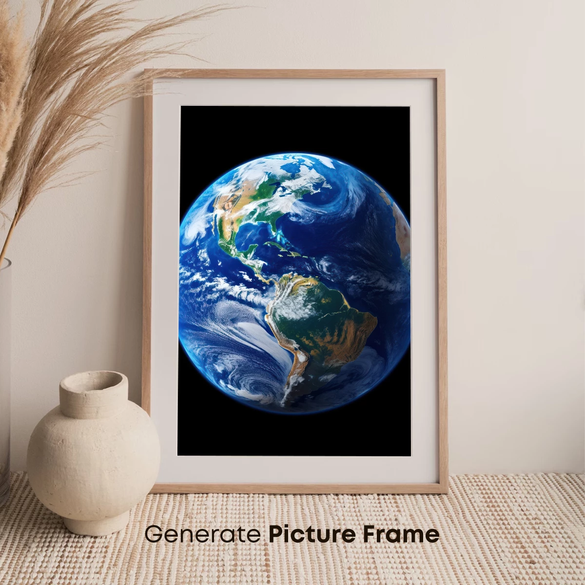 Earth's Blue Embrace: Americas in Focus - Image 7