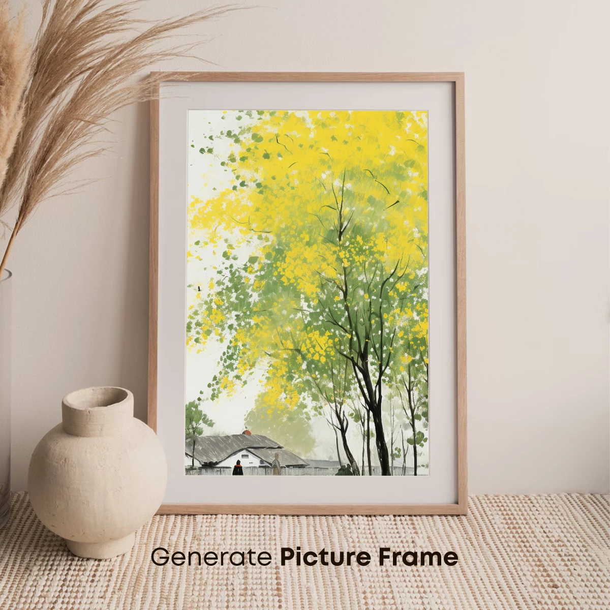 Golden Canopy Whisper: A Walk in Spring's Embrace - Image 7