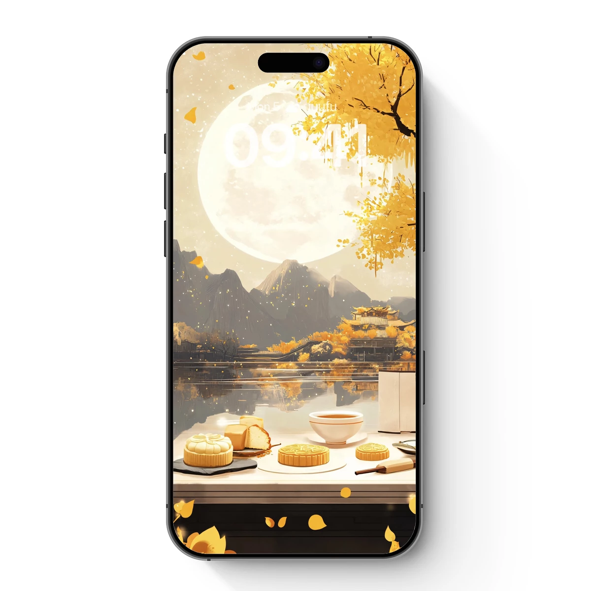 Autumn Moonlit Feast: A Serene Mid-Autumn Night