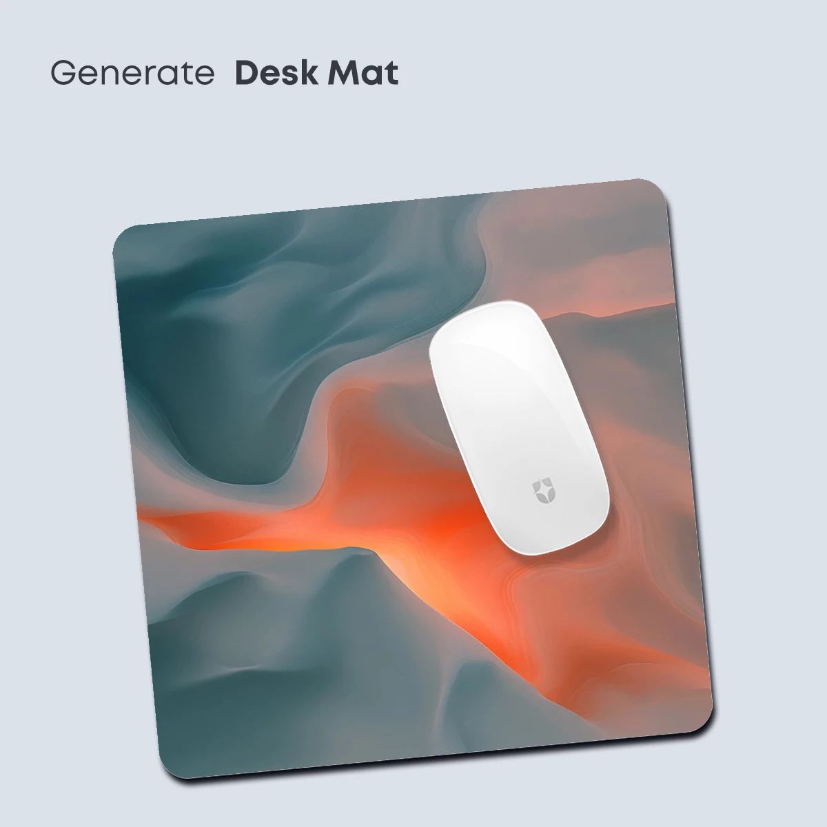 Fluid Dawn: Abstract Waves of Teal and Coral - Image 4