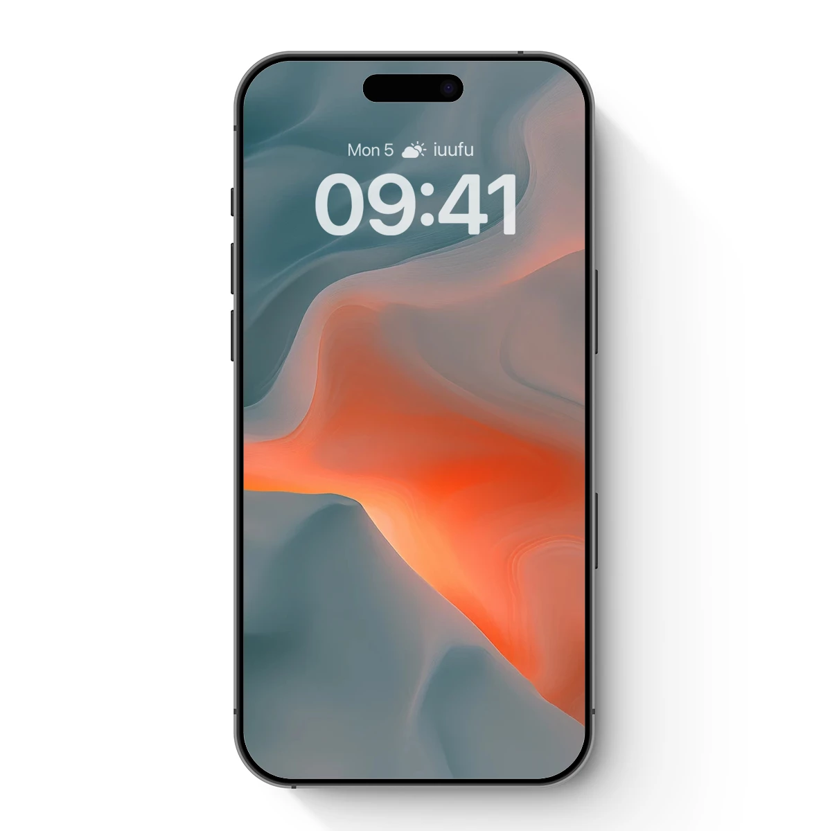 Fluid Dawn: Abstract Waves of Teal and Coral