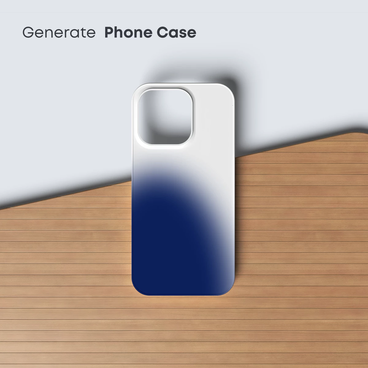 Gradient Elegance: Navy to White Flow - Image 3