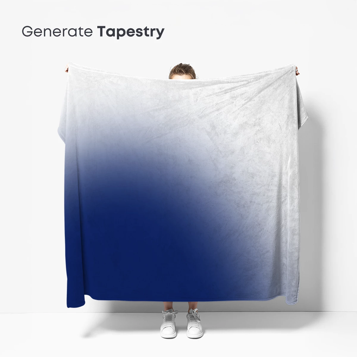 Gradient Elegance: Navy to White Flow - Image 5