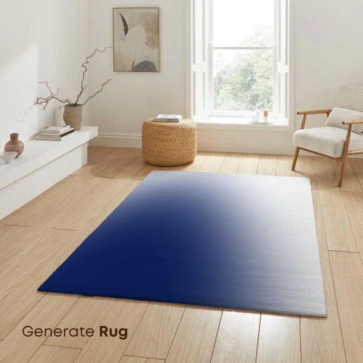 Gradient Elegance: Navy to White Flow - Image 6