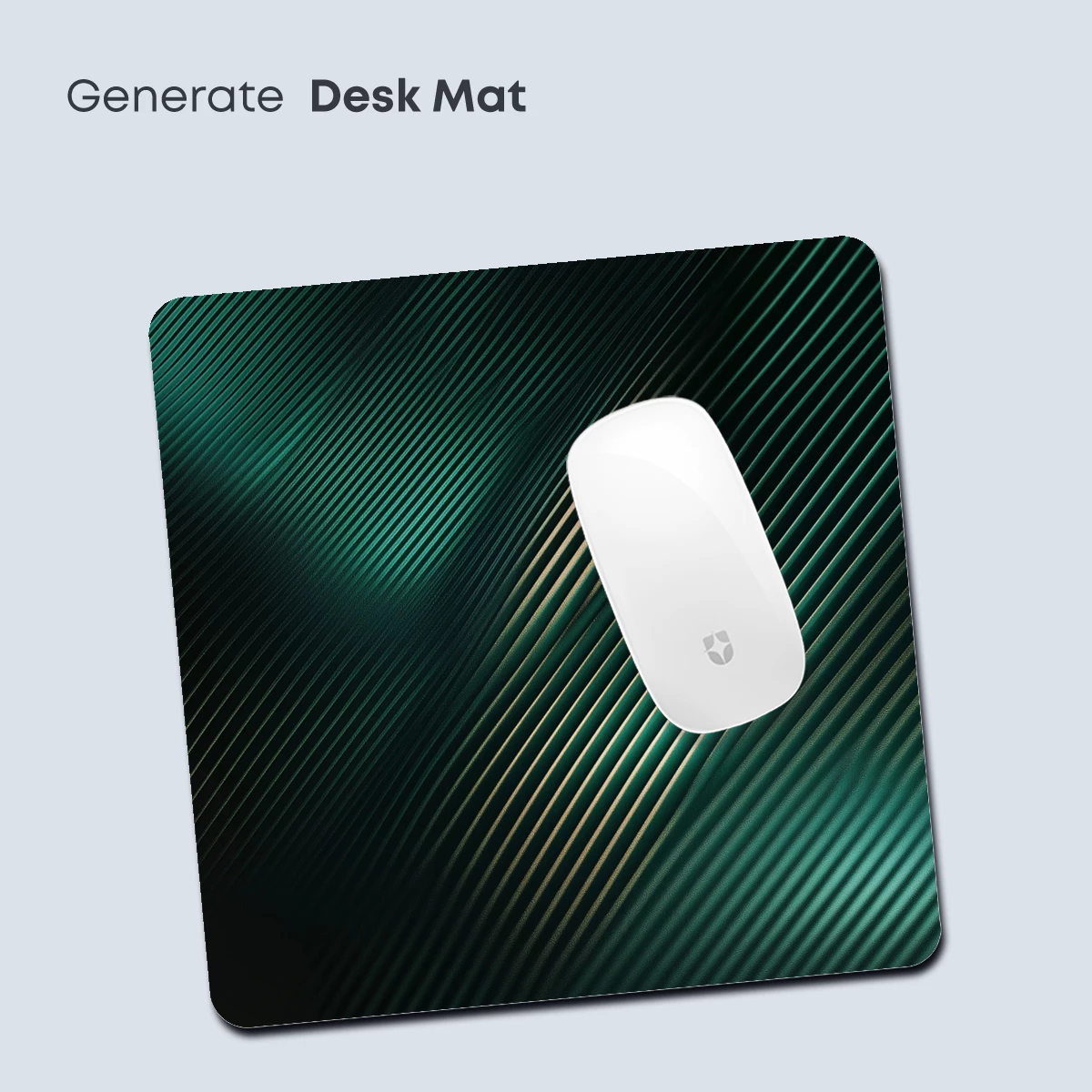 Diagonal Stripes in Teal and Gold - Image 4