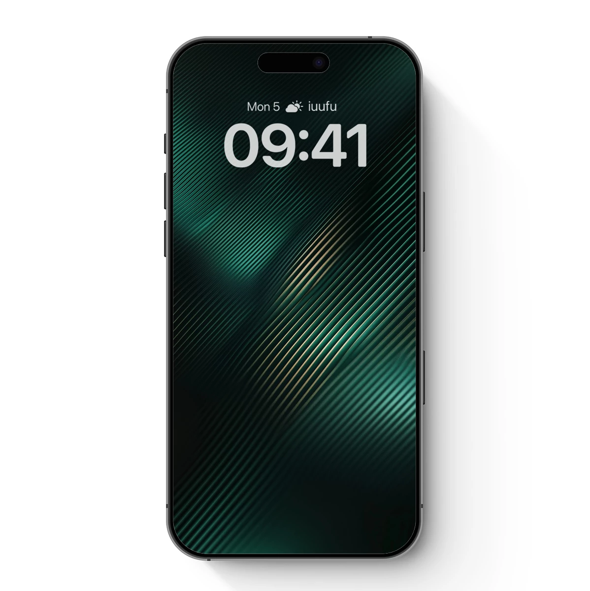 Diagonal Stripes in Teal and Gold