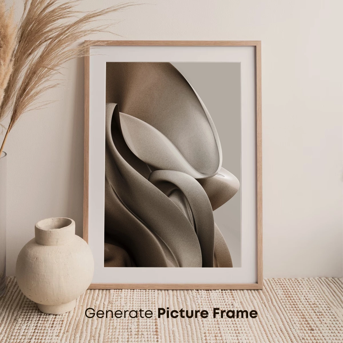 Elegant Curves: Abstract Sculptural Flow - Image 7