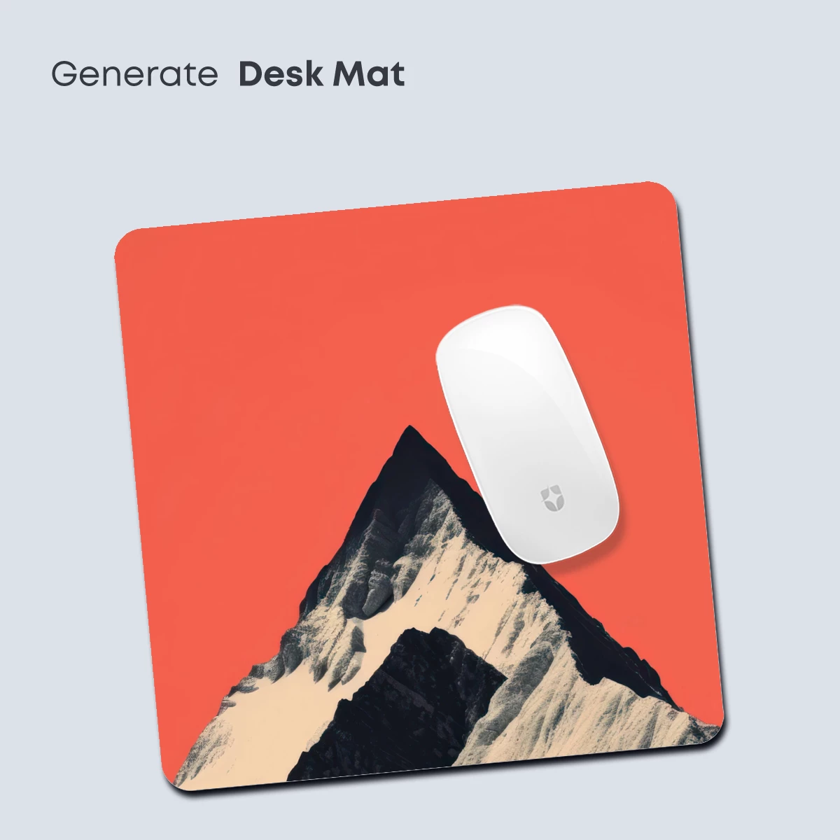 Coral Peaks: Minimalist Mountain Majesty - Image 4