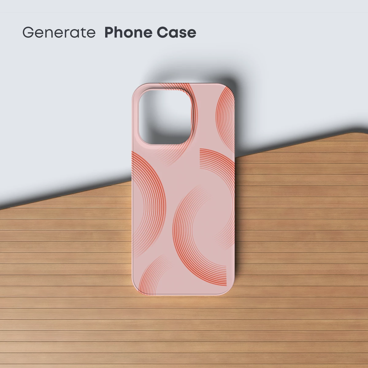 Coral Echoes: Abstract Circles in Harmony - Image 3