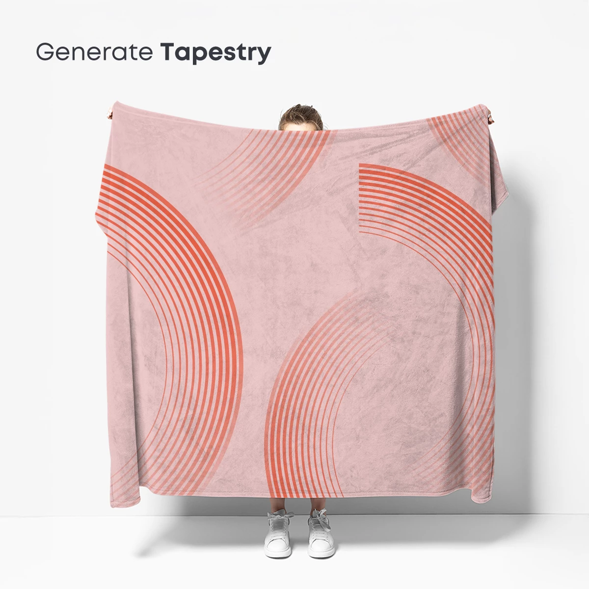 Coral Echoes: Abstract Circles in Harmony - Image 5