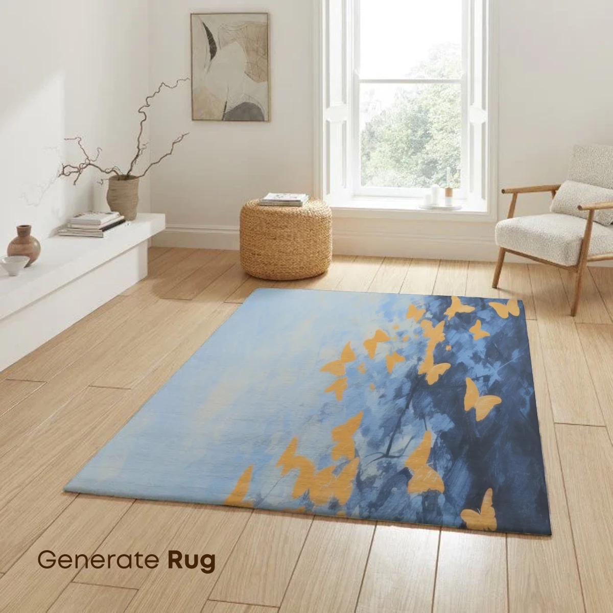 Butterfly Ascension: Ethereal Flight in Blue Hues - Image 6