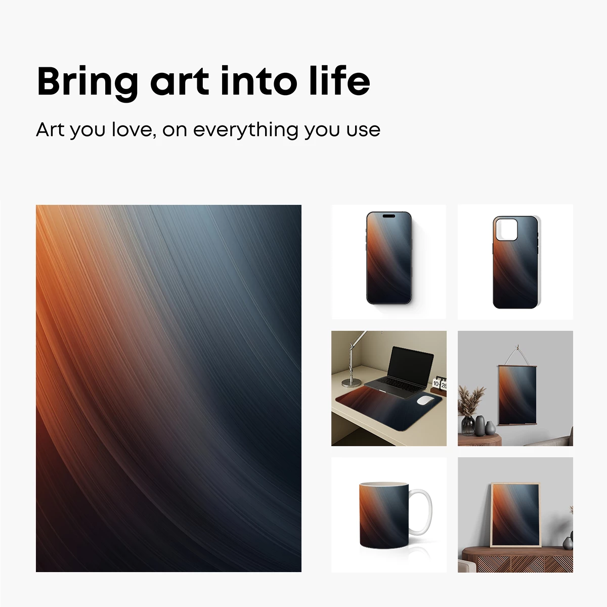 Gradient Symphony: Dynamic Flow of Light and Shadow - Image 2
