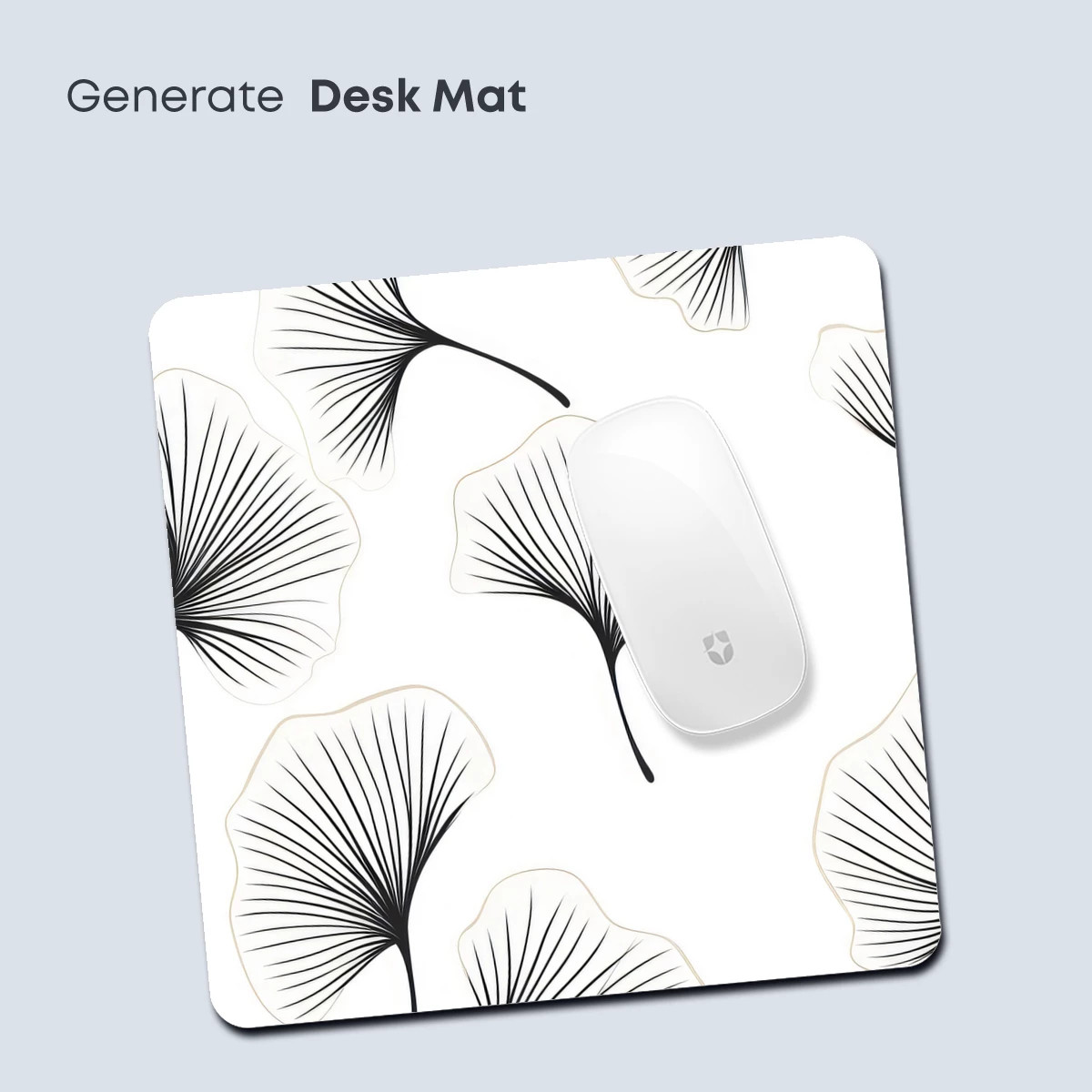 Elegant Ginkgo Silhouettes: Monochrome Botanical Art - Image 4