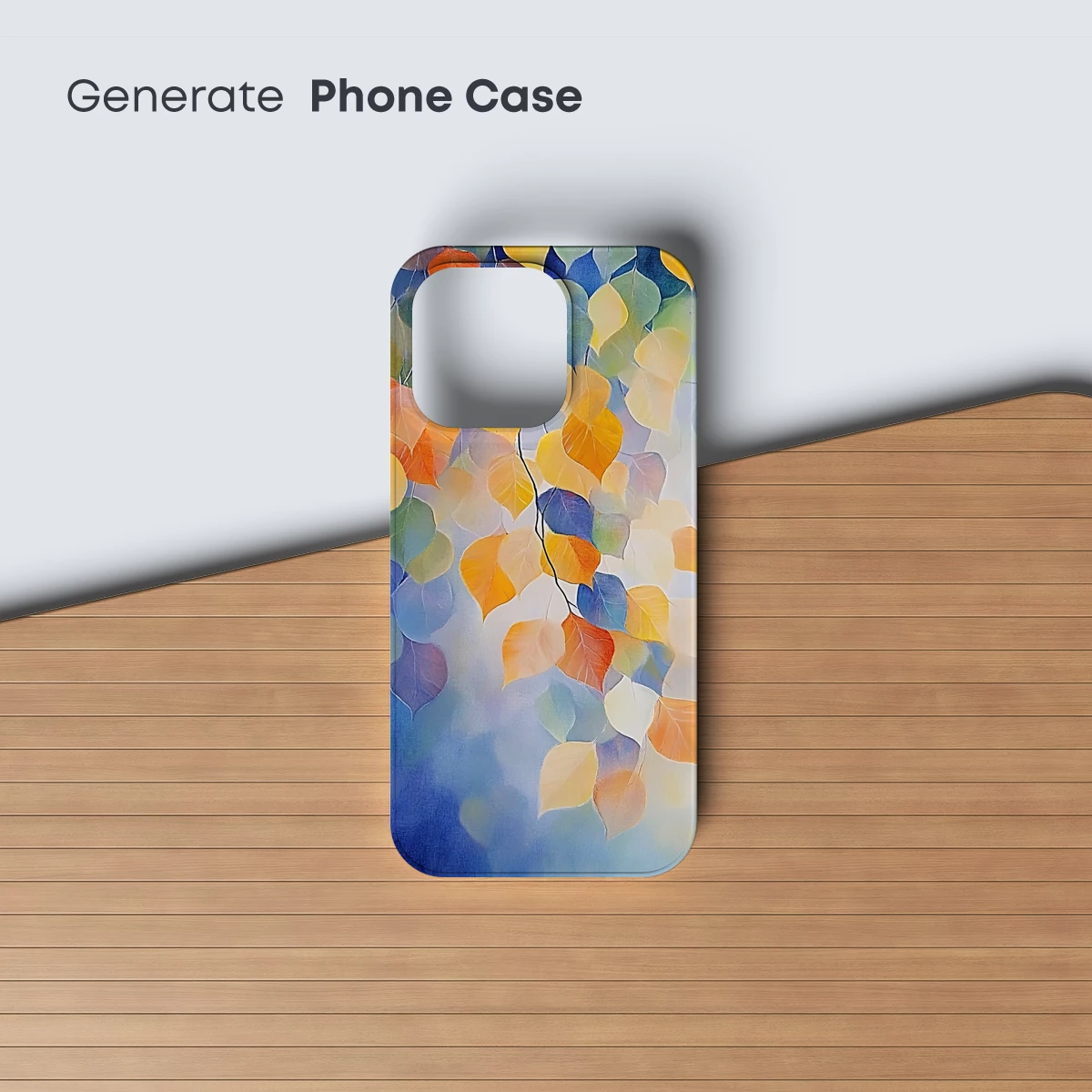 Autumn Leaves Symphony in Abstract Hues - Image 3