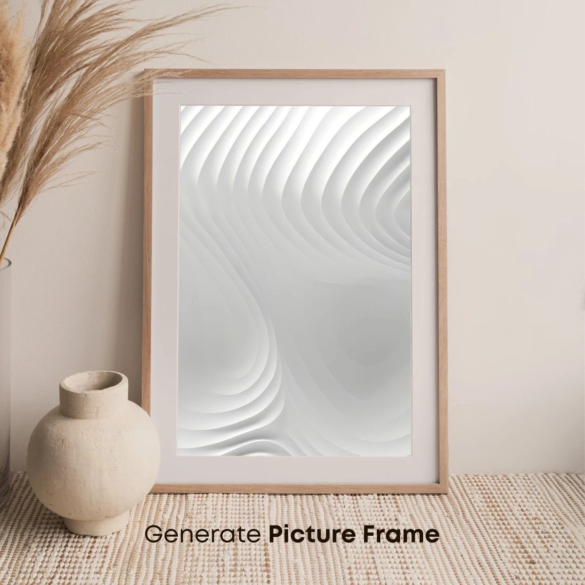 Elegant White Curves: A Dance of Light and Shadow - Image 7