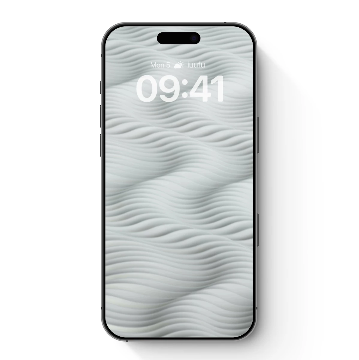 Elegant White Waves: A Sculptural Symphony