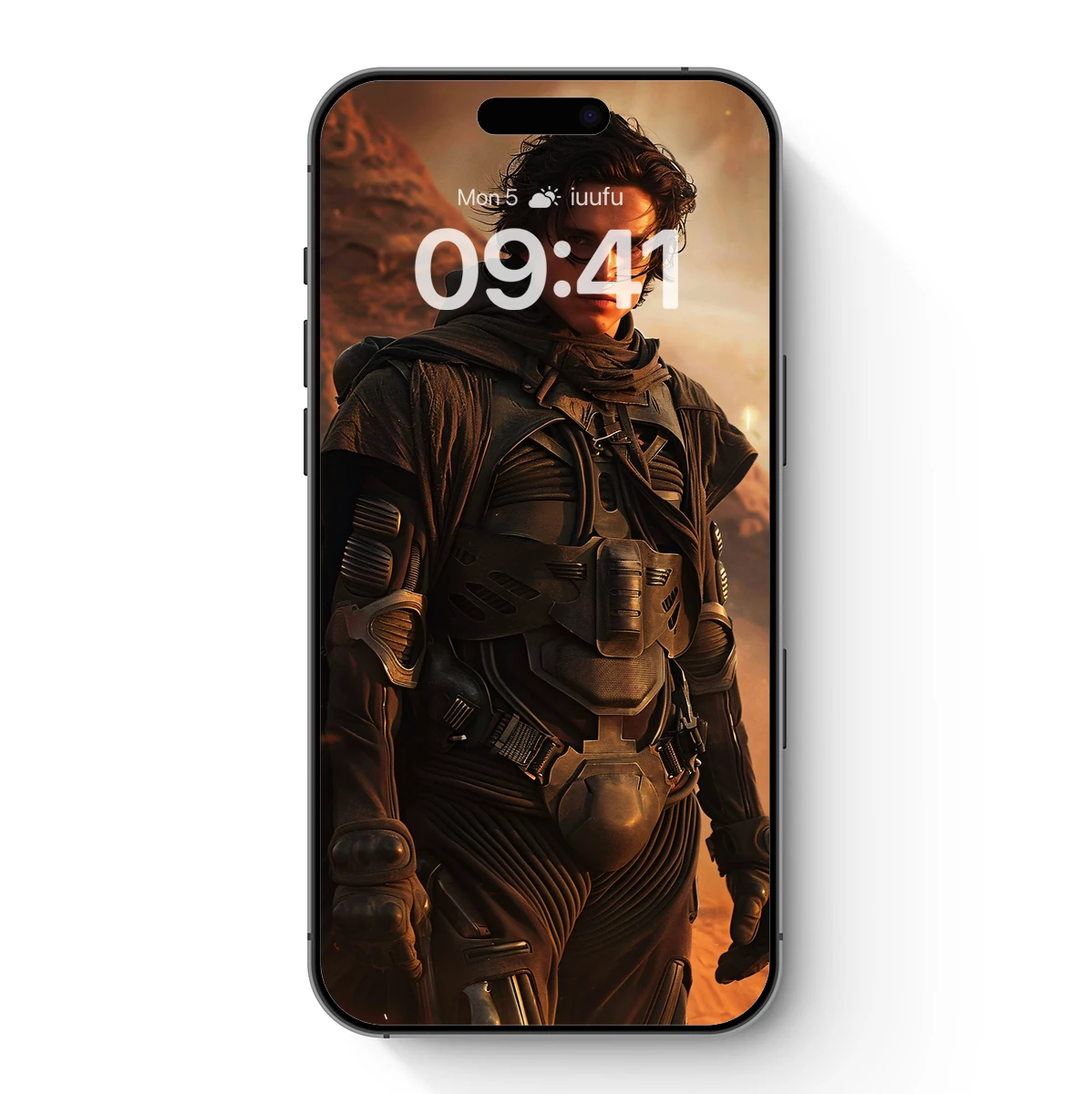 Desert Warrior in Futuristic Armor