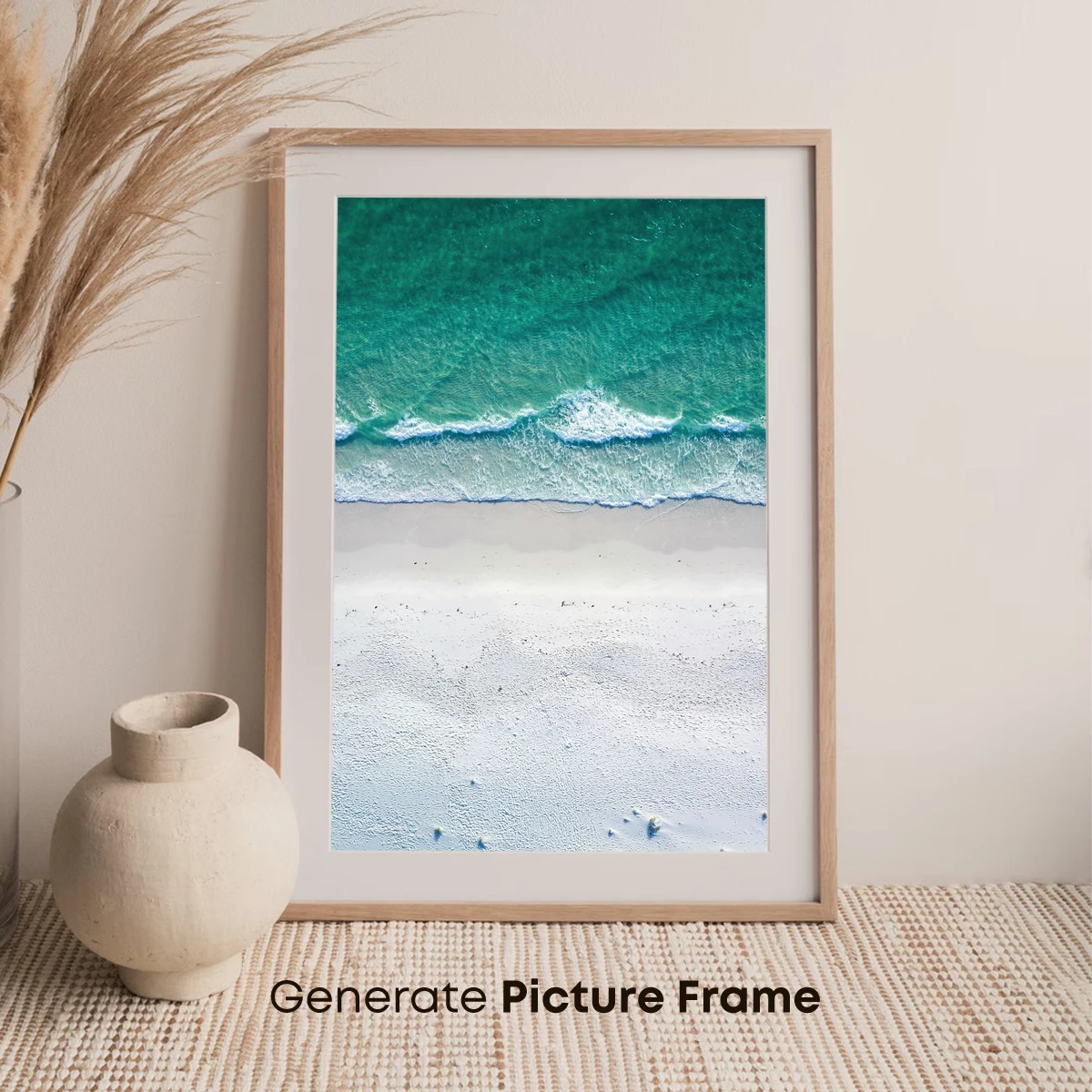 Aerial Serenity: Turquoise Waves Kiss White Sands - Image 7