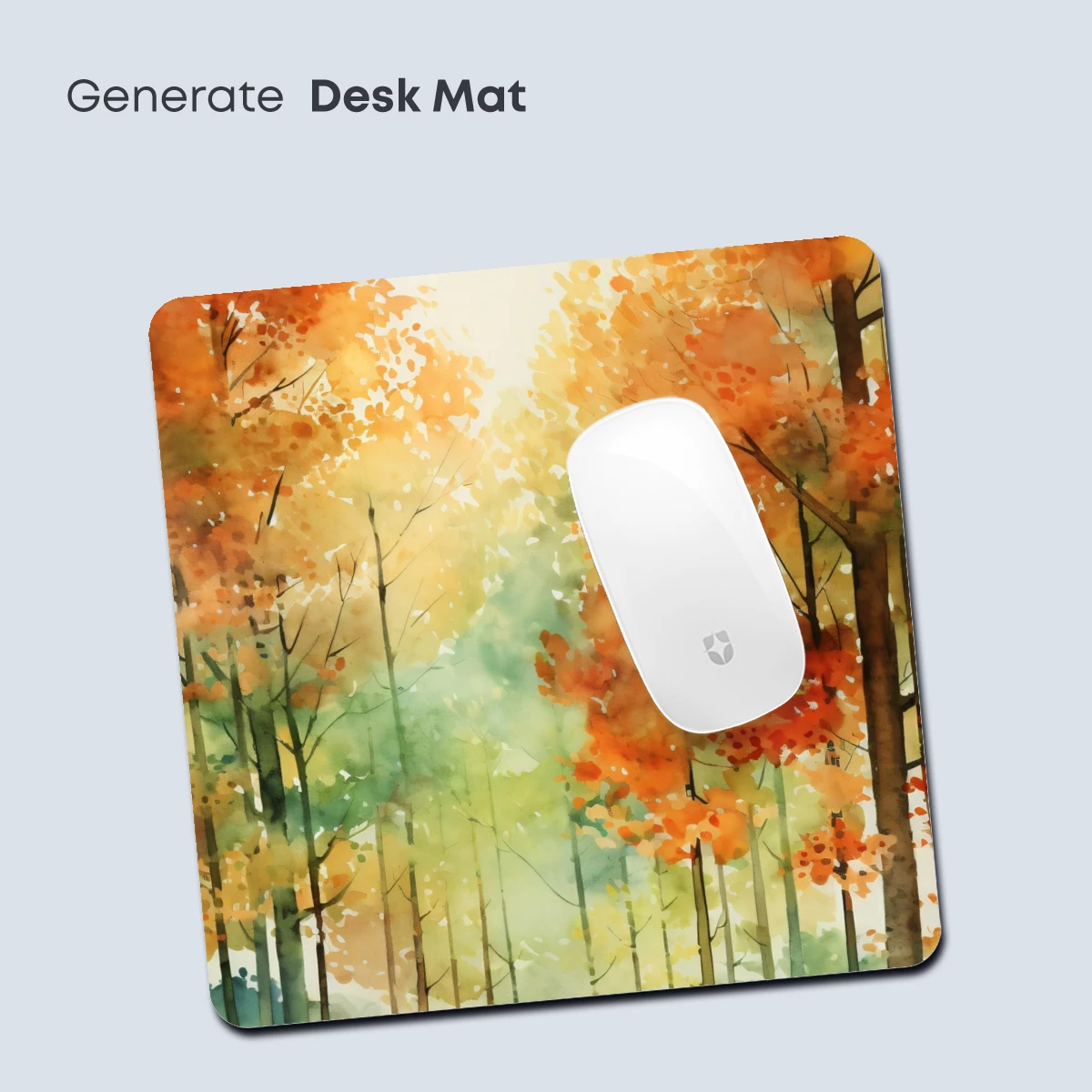 Autumnal Forest Path: Watercolor Harmony - Image 4