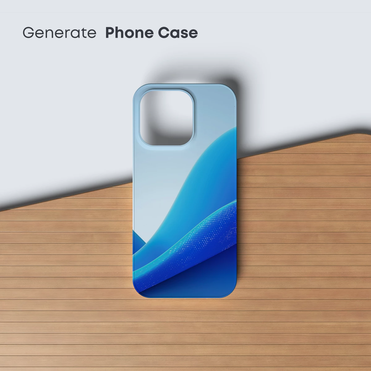 Blue Wave Elegance: Abstract Fluidity - Image 3